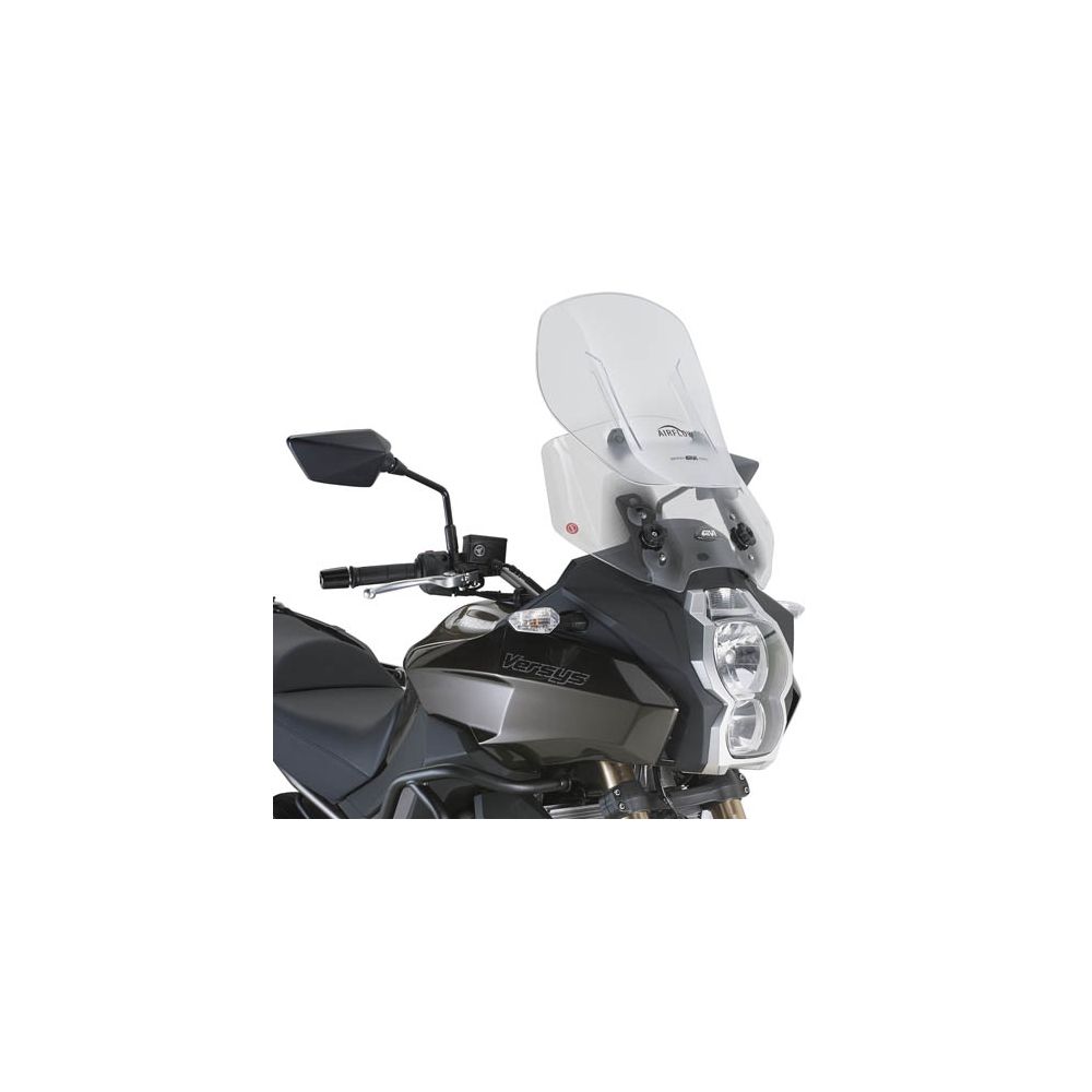 GIVI Cupolino AIRFLOW trasparente scorrevole per KAWASAKI VERSYS 650 2015 2016 - VERSYS 1000 2012 / 2016