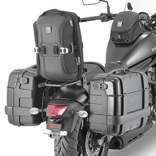 GIVI Portavaligie laterale per valigie MONOKEY - RETRO FIT per KAWASAKI VULCAN 650 S 2015 / 2023