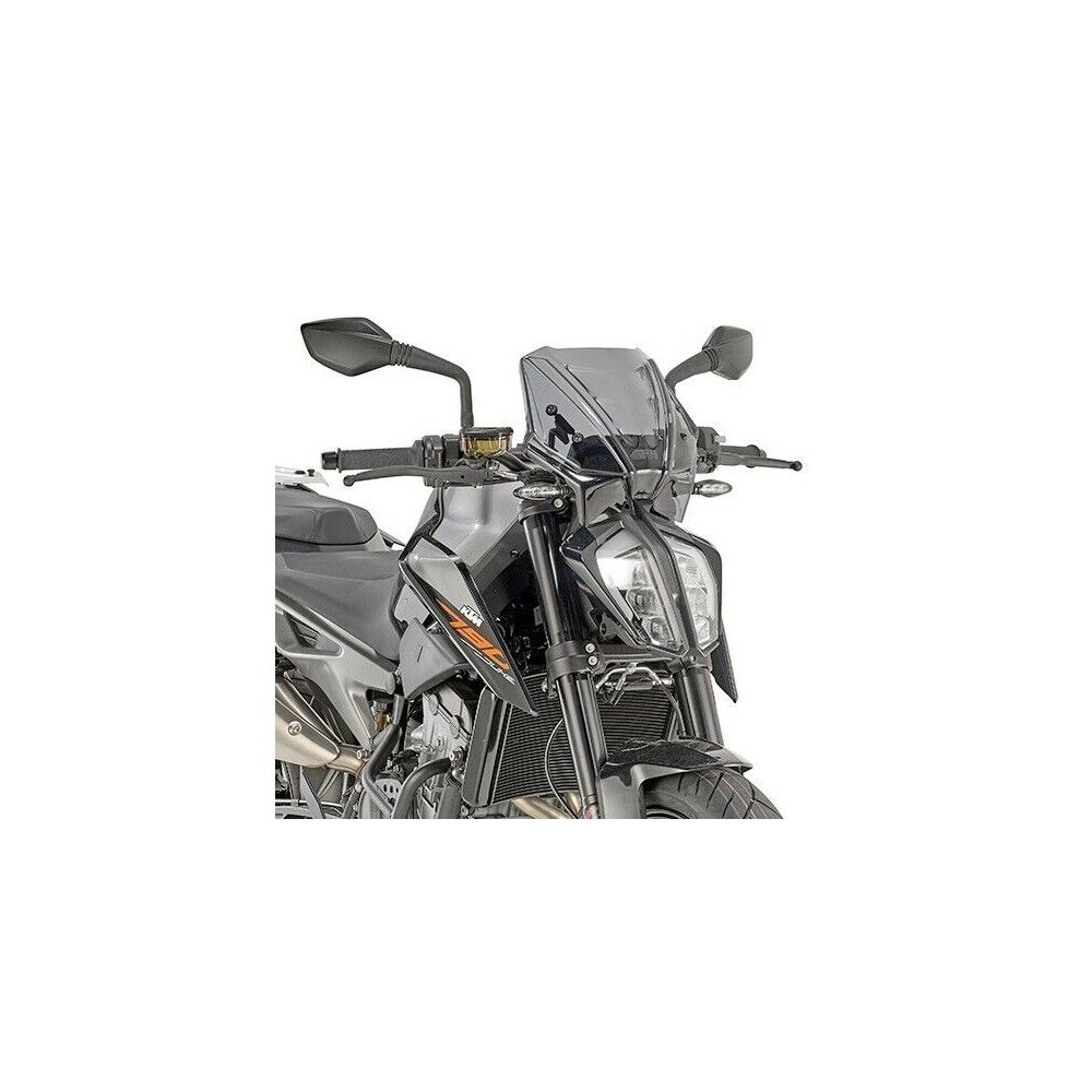 GIVI Cupolino fumé con attacchi per KTM DUKE 790 2018 / 2020 - DUKE 890 R 2021 / 2023