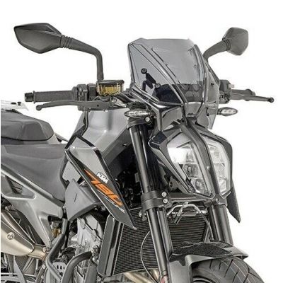 GIVI Cupolino fumé con attacchi per KTM DUKE 790 2018 / 2020 - DUKE 890 R 2021 / 2023