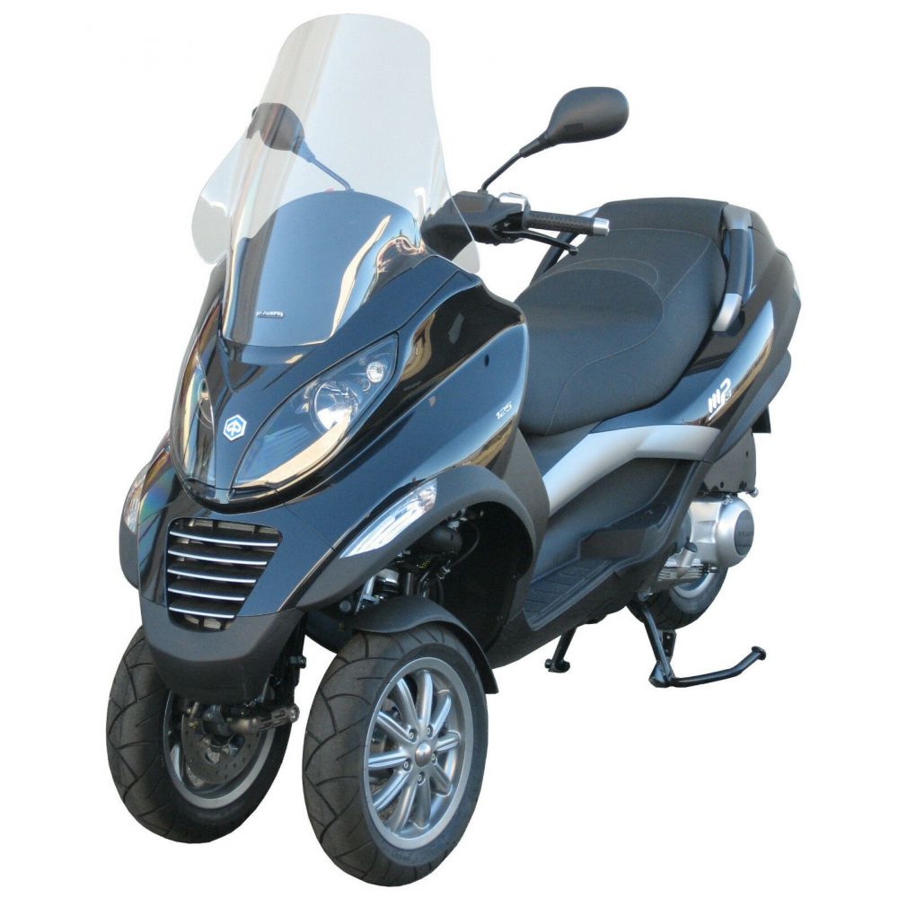 FABBRI Parabrezza Trasparente EXCLUSIVE SUMMER con bordo Fotoluminescente per Piaggio MP3 125 / 250 / 300 / 400 2006 / 2013