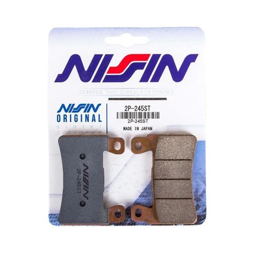 NISSIN Coppia pastiglie freno anteriore sinterizzate 2P245ST