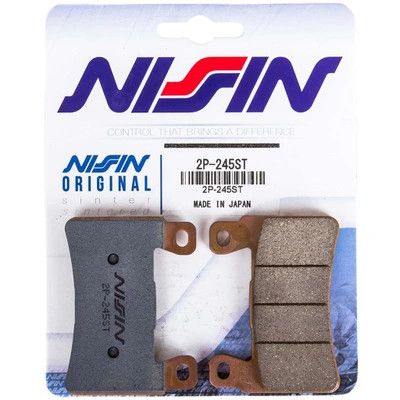 NISSIN Coppia pastiglie freno anteriore sinterizzate 2P245ST