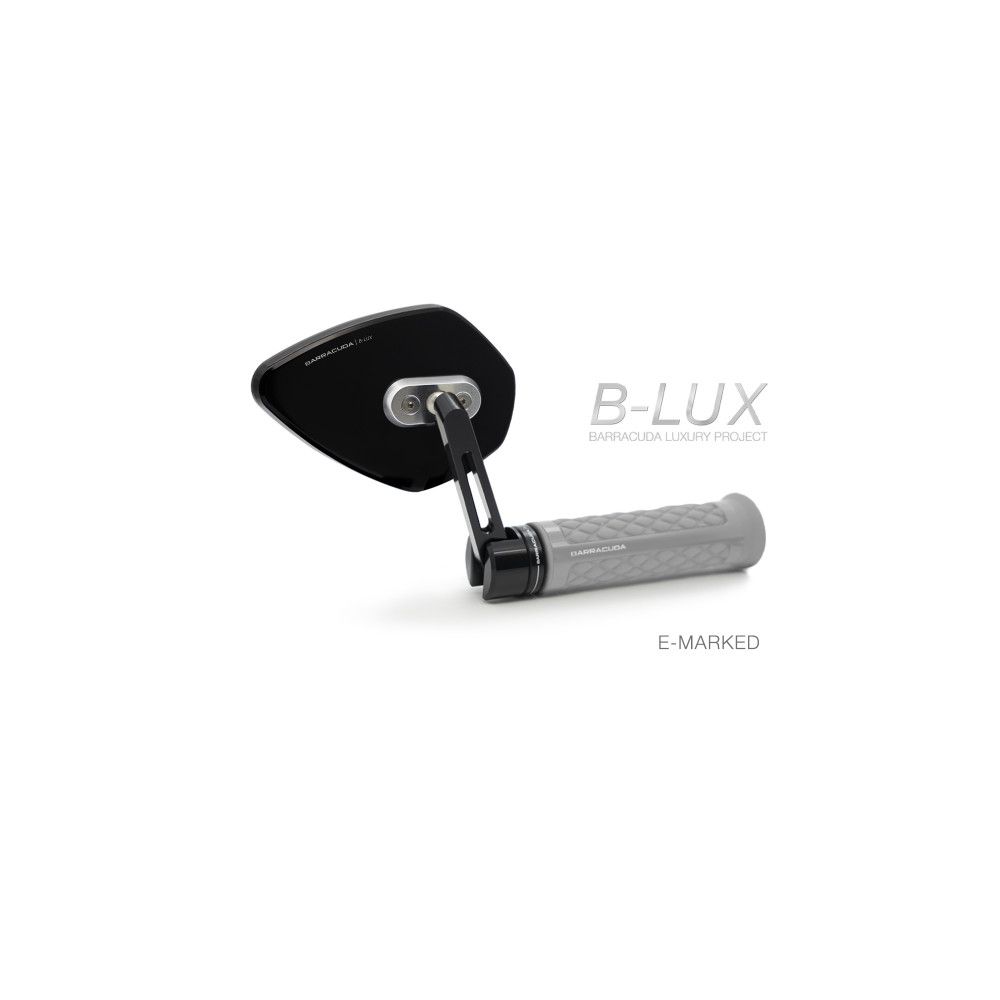 BARRACUDA Retrovisori SKIN-X BAR END B-LUX con ATTACCO al MANUBRIO - UNIVERSALE