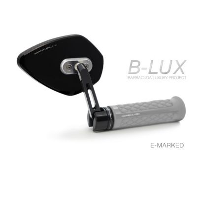 BARRACUDA Retrovisori SKIN-X BAR END B-LUX con ATTACCO al MANUBRIO - UNIVERSALE