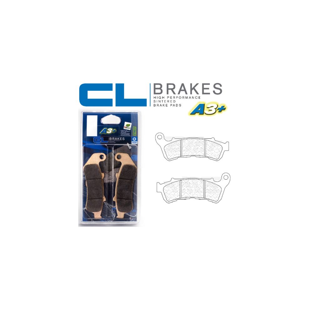 CL BRAKES 1159A3+ Pastiglie Freno Anteriore Sinterizzate