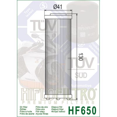 HIFLO Filtro Olio HF650