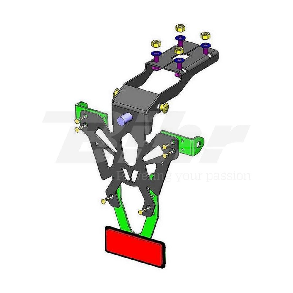 Portatarga per KAWASAKI NINJA ZX-6R 636 2019 / 2021