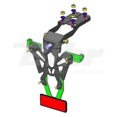 Portatarga per KAWASAKI NINJA ZX-6R 636 2019 / 2021