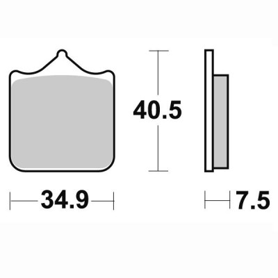 BRAKING 870CM55 2 coppie pastiglie freno anteriore CM55