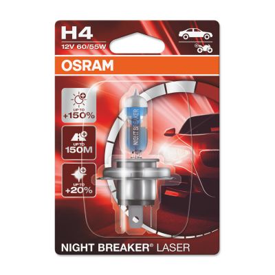 Lampada alogena OSRAM 64193NL H4 NIGHT BREAKER LASER 12 Volt 60/55 Watt