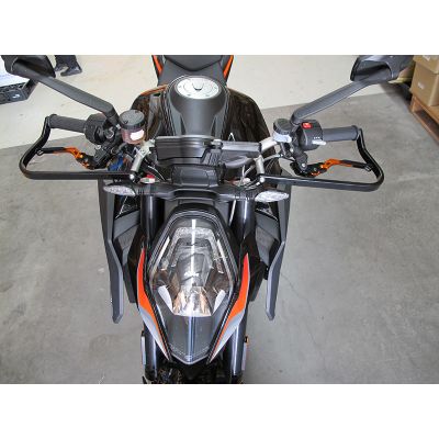 BARKBUSTERS Paramani nero BHG-054 - Due punti di aggancio per KTM SUPER DUKE 1290 R 2014 / 2020