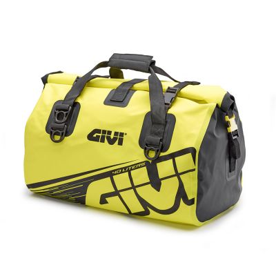 GIVI EA115FL Borsone impermeabile da sella 40 litri grafica giallo fluo