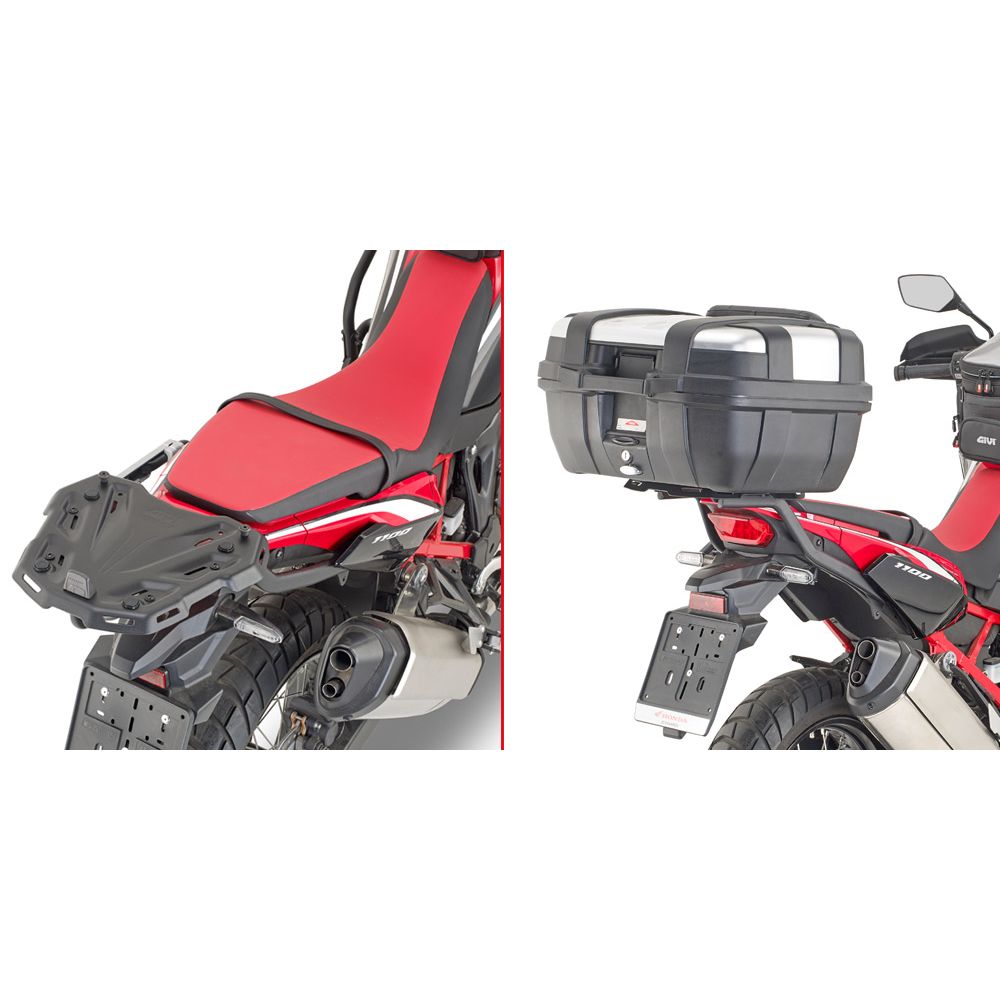 Attacco posteriore per bauletto GIVI MONOKEY - MONOLOCK per HONDA CRF 1100 L AFRICA TWIN 2020 / 2023