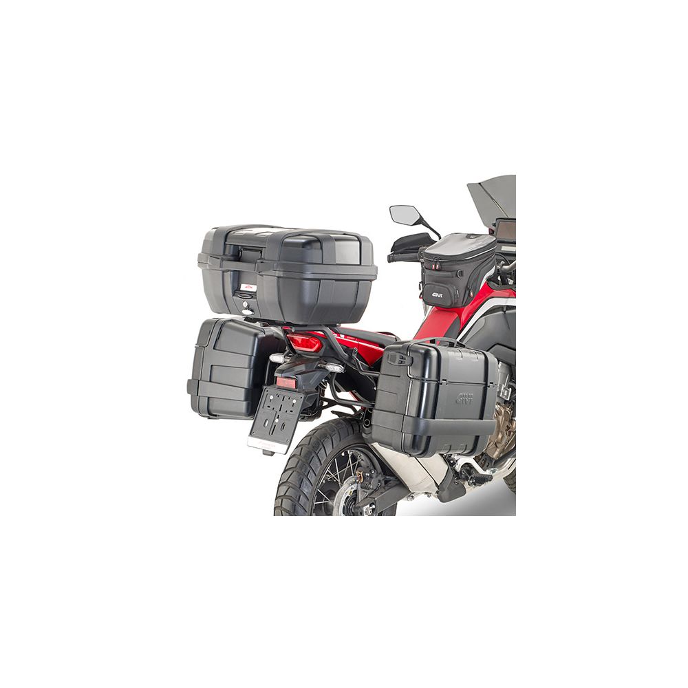 Portavaligie laterale per valigie GIVI MONOKEY per HONDA AFRICA TWIN 1100 2020 / 2023