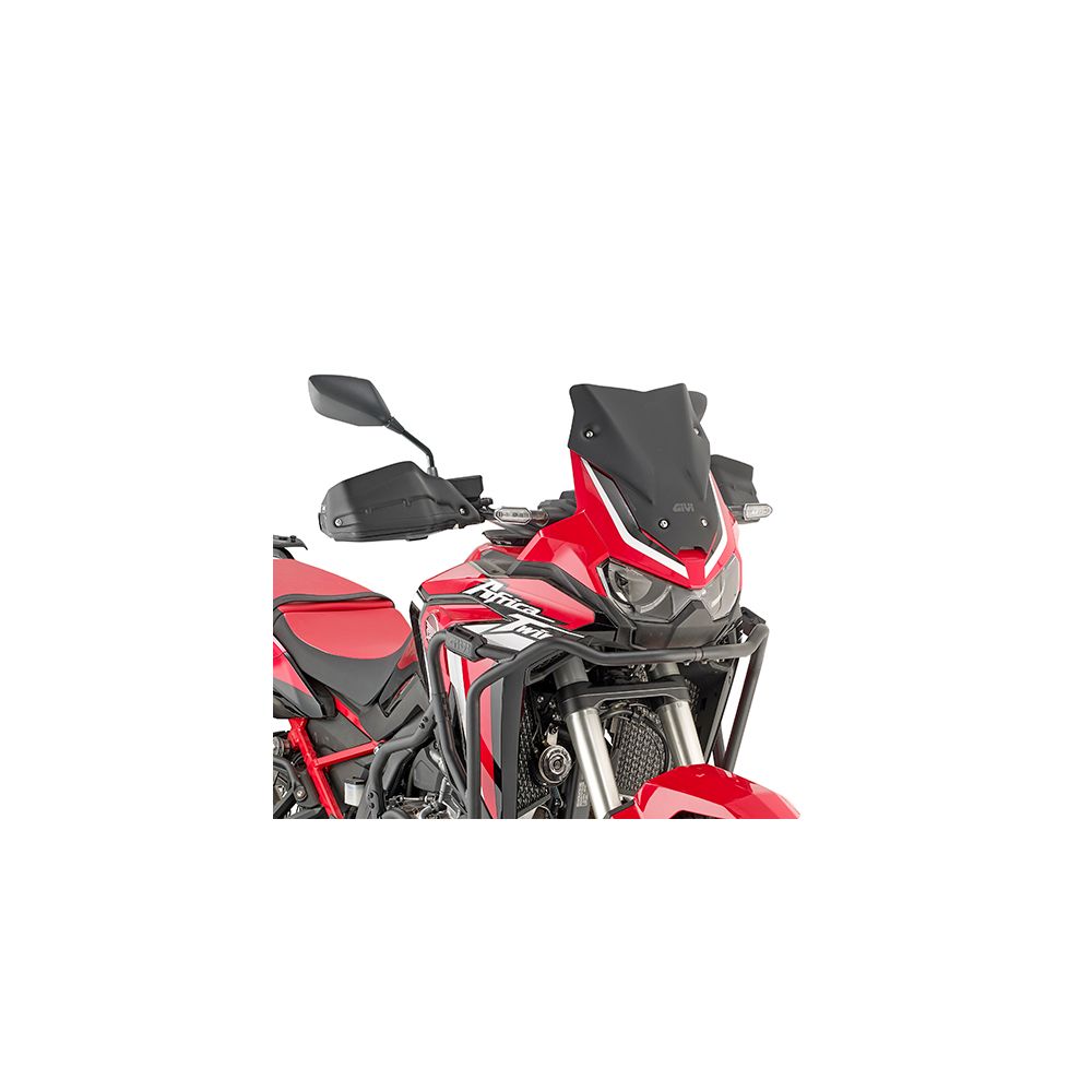 Cupolino GIVI basso sportivo nero opaco per HONDA AFRICA TWIN CRF 1100 L 2020 / 2023