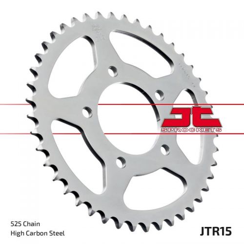 JT JTR15.42 Corona in acciaio passo 525 denti 42