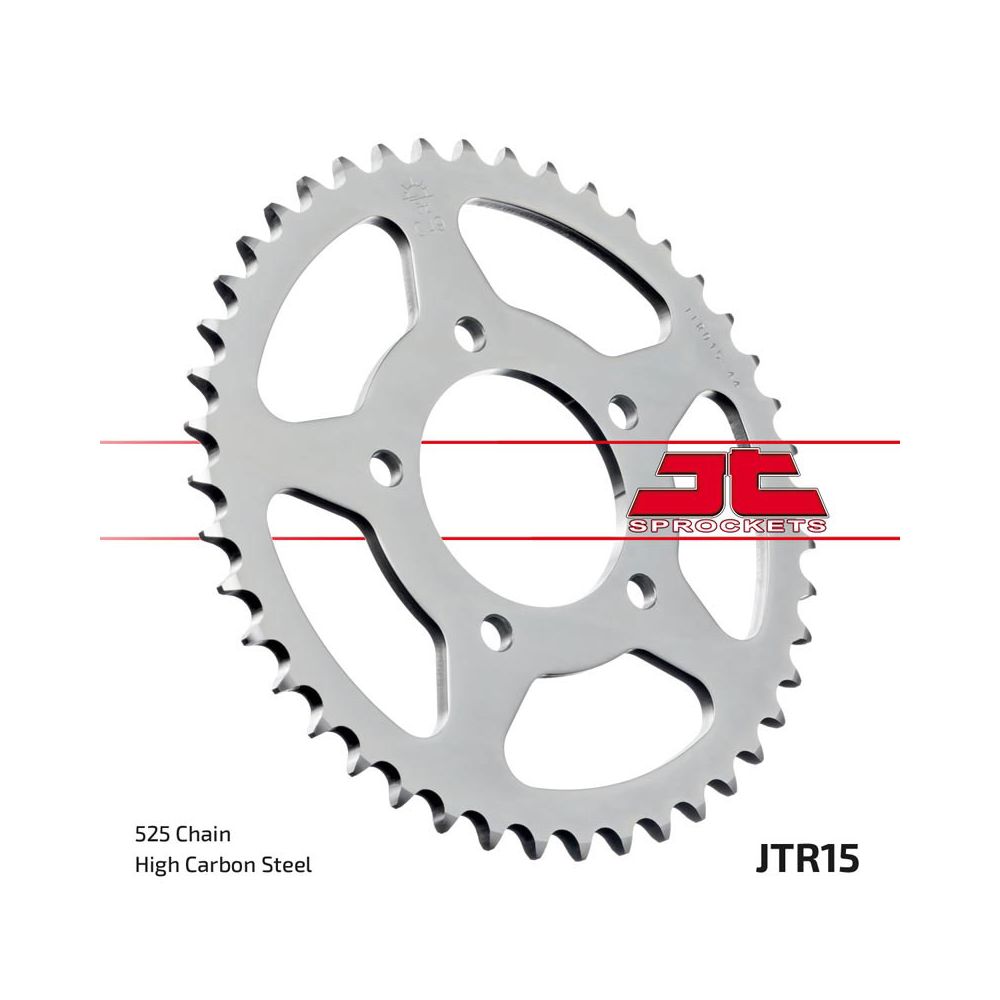 JT JTR15.42 Corona in acciaio passo 525 denti 42