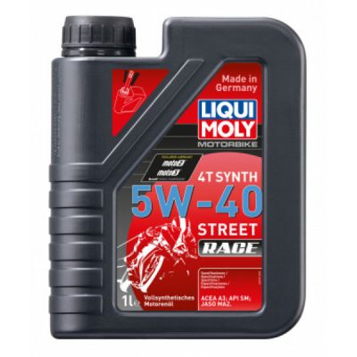 LIQUI MOLY Motorbike 4T Synth 5W-40 Street Race - 1 Litro