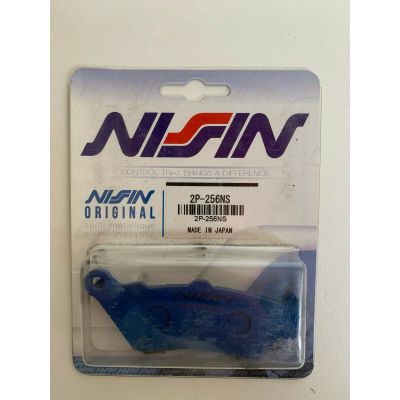 NISSIN Coppia pastiglie freno posteriore semi metalliche 2P256NS