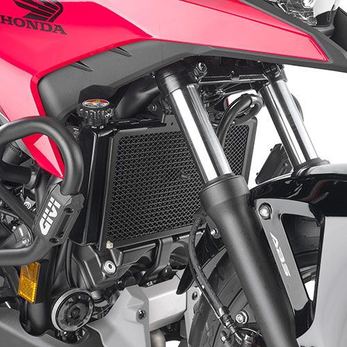 GIVI Protezione per radiatore in acciaio inox nero per HONDA NC 750 S 2016 / 2020 - NC 750 X 2016 / 2023