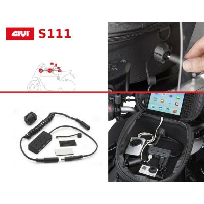 GIVI S111 POWER HUB per alimentazione interna delle borse da serbatoio