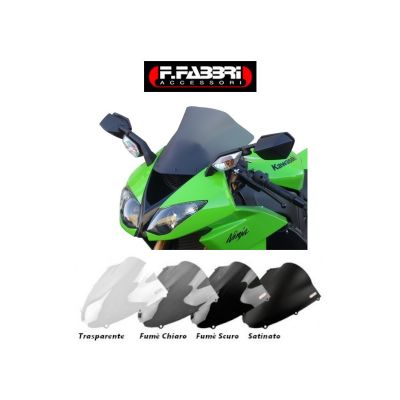 Fabbri Cupolino DOUBLE BUBBLE per Kawasaki 636 ZX-6R 2013 / 2017 - 600 ZX-6R 2009 / 2016  - ZX-10R 2008 / 2010