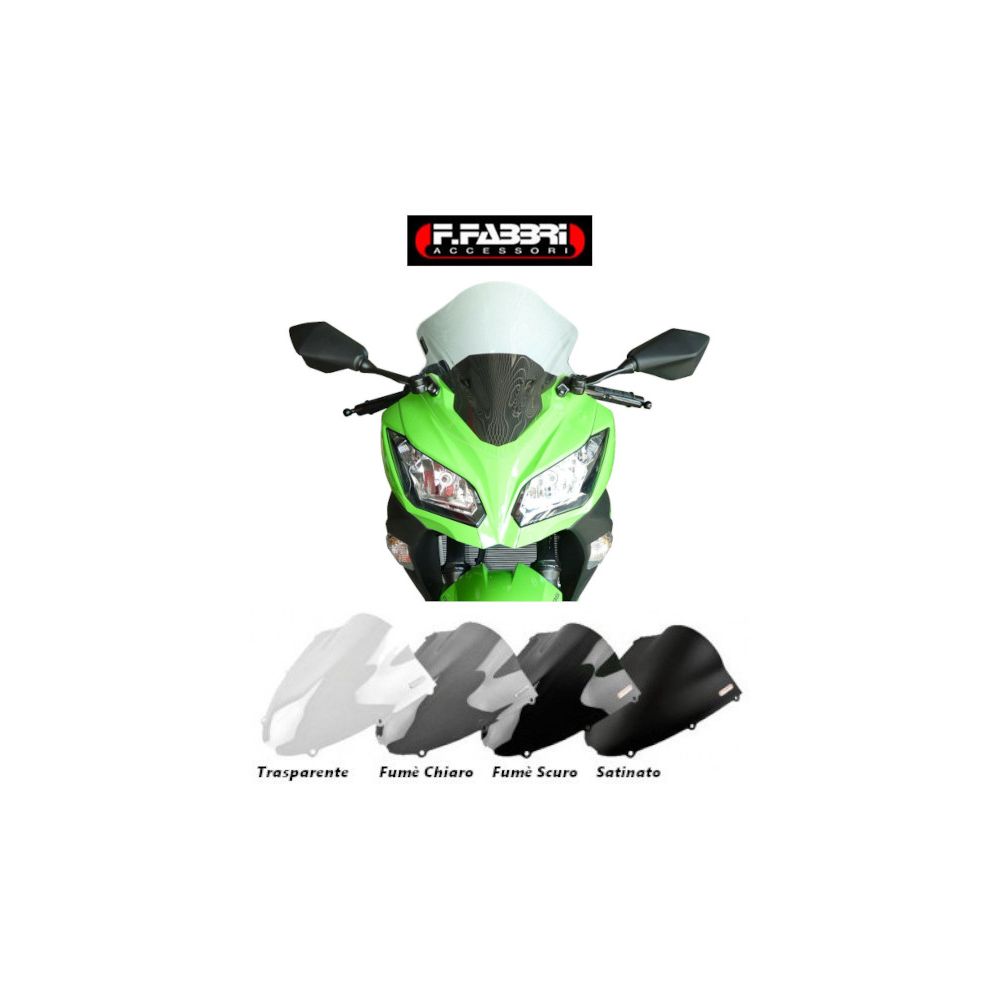 FABBRI Cupolino DOUBLE BUBBLE per KAWASAKI NINJA 300 2013 2014