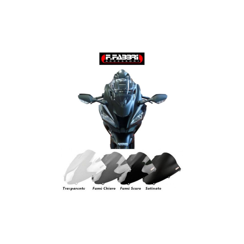 FABBRI Cupolino DOUBLE BUBBLE per KAWASAKI NINJA ZX-10R 2016 / 2019