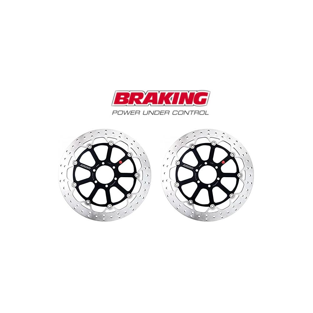 BRAKING 2 Dischi Freno Anteriore Flottante STX39 per APRILIA - CAGIVA