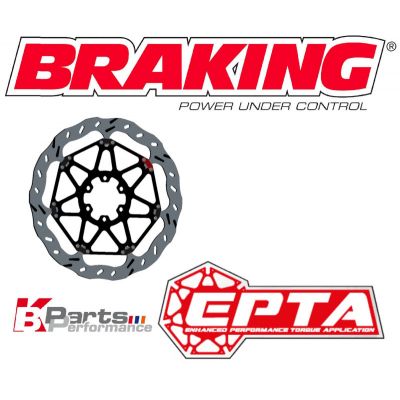 BRAKING Disco Freno Anteriore Flottante EPTA per KTM DUKE 690 2008/11 - 690 SUPERMOTO R / PRESTIGE 2007/08