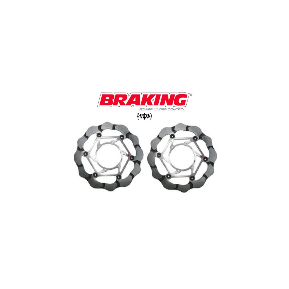 BRAKING 2 dischi freno anteriore BATFLY per YAMAHA Super Tenerè XT 1200 Z / ZE / WORLDCROSSER 2010 / 2021