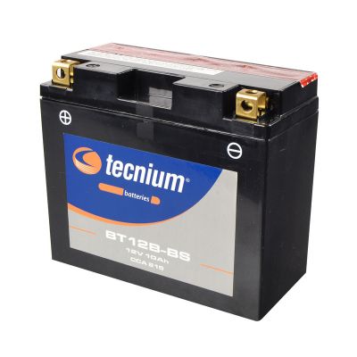 TECNIUM BATTERIA Senza Manutenzione con Acido BT12B-BS - 12V 10Ah