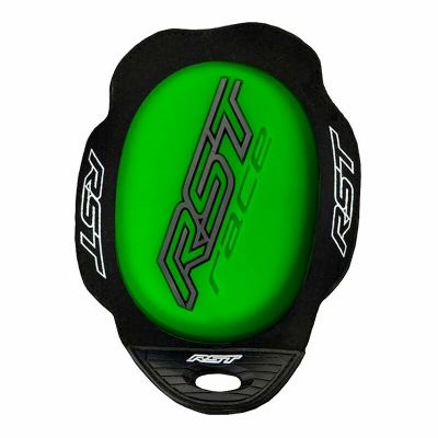 RST RACE DEPT Verde Fluo coppia saponette protezione ginocchia