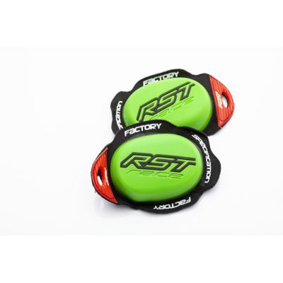 RST coppia saponette con velcro inverso Race Dept Verde protezione ginocchia