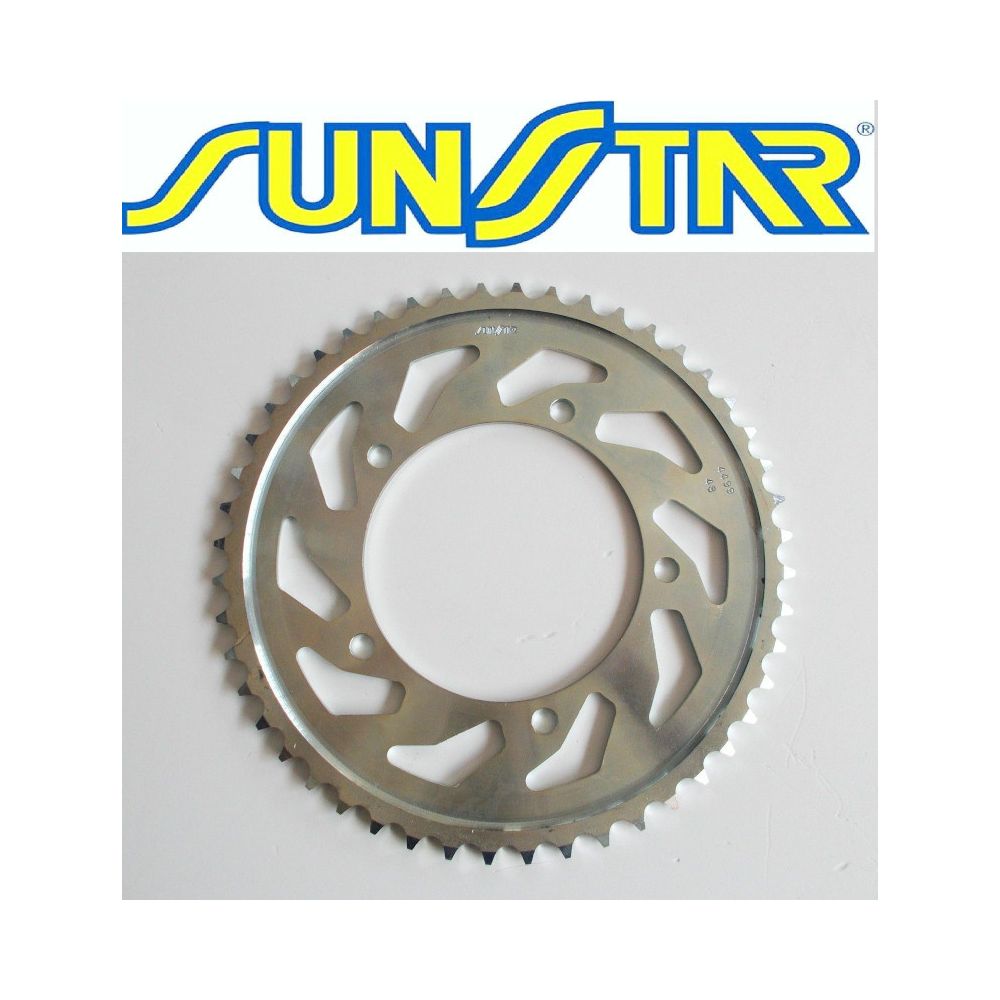 SUNSTAR Corona in acciaio passo 428 per HONDA CB 125 F 2015 / 2020 - CBR 125 R 2011 / 2017