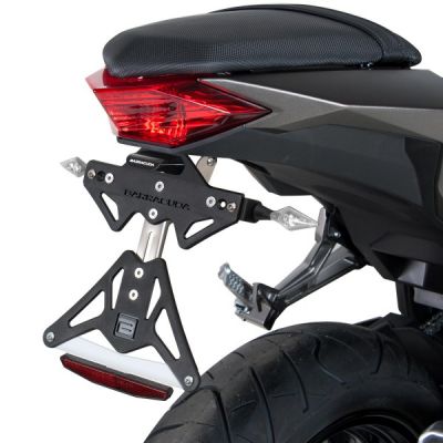 BARRACUDA PORTATARGA RECLINABILE per KAWASAKI Z 300 2015 2016