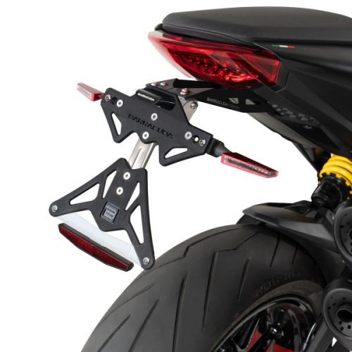 BARRACUDA Kit Portatarga Reclinabile per Frecce Aftermarket per DUCATI MONSTER 937 2021 2022