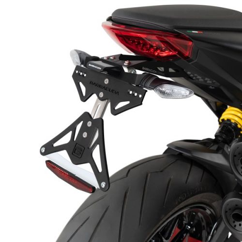 BARRACUDA Kit Portatarga Reclinabile per Frecce originali per DUCATI MONSTER 937 2021 2022