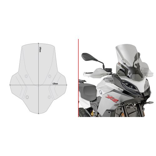 GIVI Cupolino fumé per BMW F 900 XR 2020 / 2023