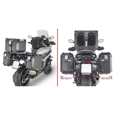 GIVI Portavaligie laterale PL ONE-FIT per valigie MONOKEY CAM-SIDE Trekker Outback per BMW S 1000 XR 2020 / 2023