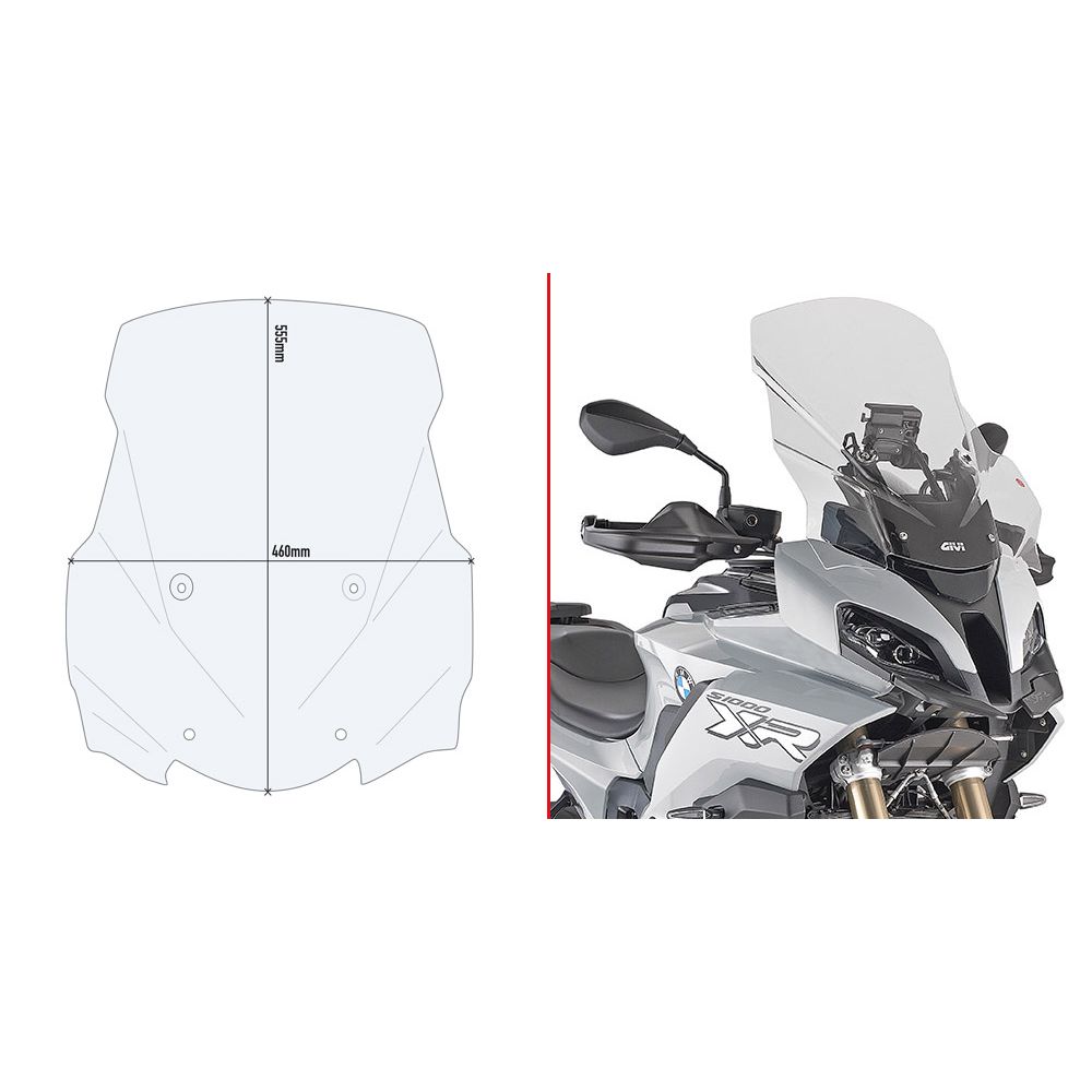 GIVI Cupolino trasparente per BMW S 1000 XR 2020 / 2023