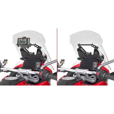 GIVI Traversino da montare dietro cupolino per installare supporti strumenti per DUCATI MULTISTRADA 1100 V4 / V4 S 2021 / 2023