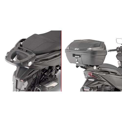 GIVI Attacco posteriore per bauletto MONOKEY - MONOLOCK per HONDA FORZA 125 / 300 / 350 - ADV 350