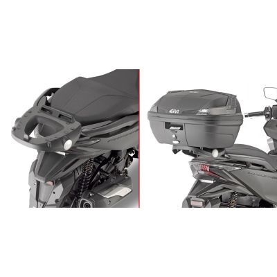 GIVI Attacco posteriore per bauletto MONOKEY - MONOLOCK per HONDA FORZA 125 / 300 / 350 - ADV 350