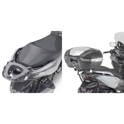 GIVI Attacco posteriore per bauletto MONOKEY - MONOLOCK per HONDA FORZA 125 / 350 2021 2022