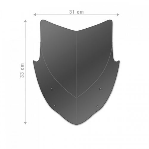 BARRACUDA Cupolino AEROSPORT fumè scuro per HONDA HORNET 750 2023