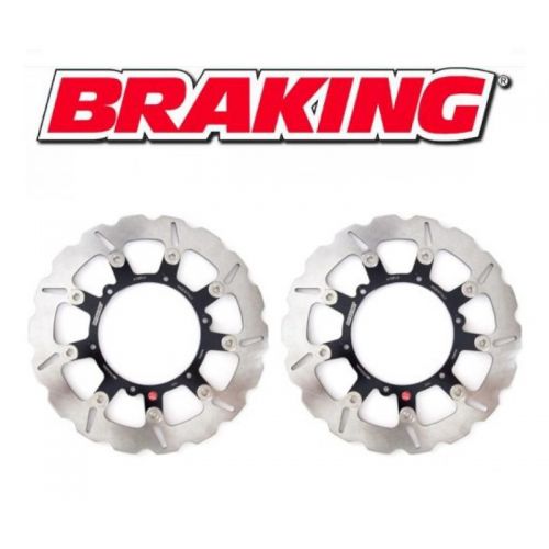 BRAKING KT03FLD KT08FLD kit 2 Dischi Freno Anteriore Wave Flottante W-FLO