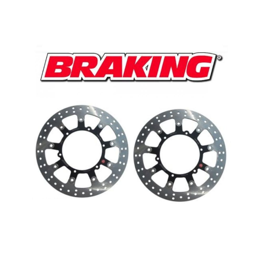 BRAKING KT03FL 2 Dischi Freno Anteriore Tondo Flottante R-FLO per KTM ADVENTURE 640 / 950 / 990