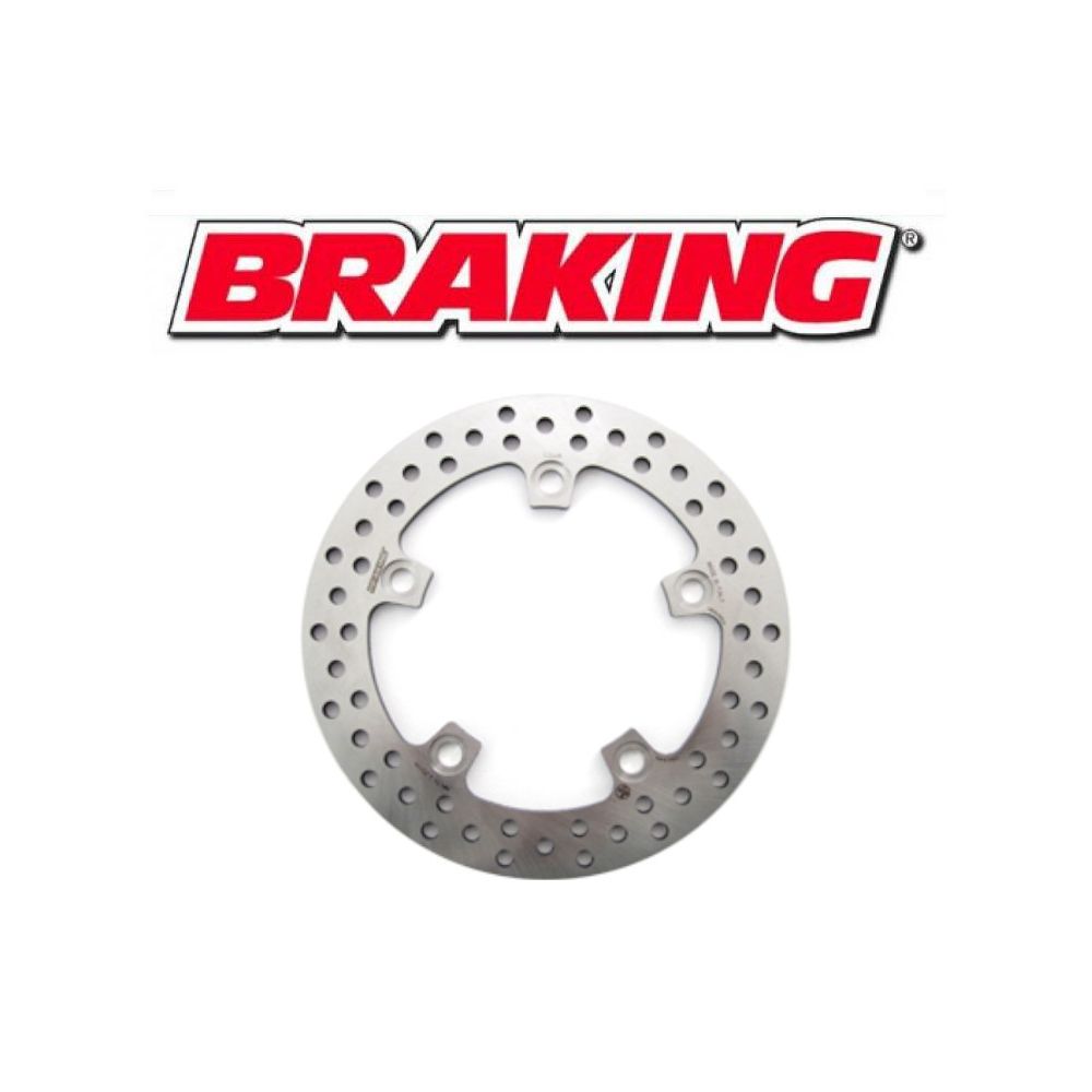 BRAKING SZ24RI Disco Freno Posteriore tondo fisso R-FIX per SUZUKI BURGMAN 250 / 400 1998 / 2002